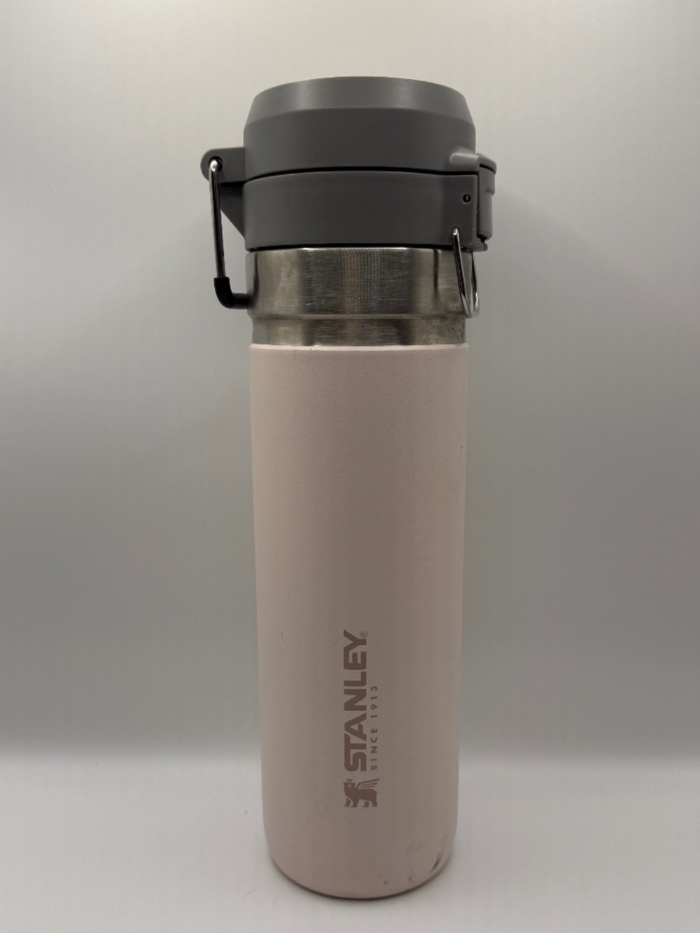 Stanley Quick Flip GO 24oz Rose Quartz Pink Insulated Water Bottle